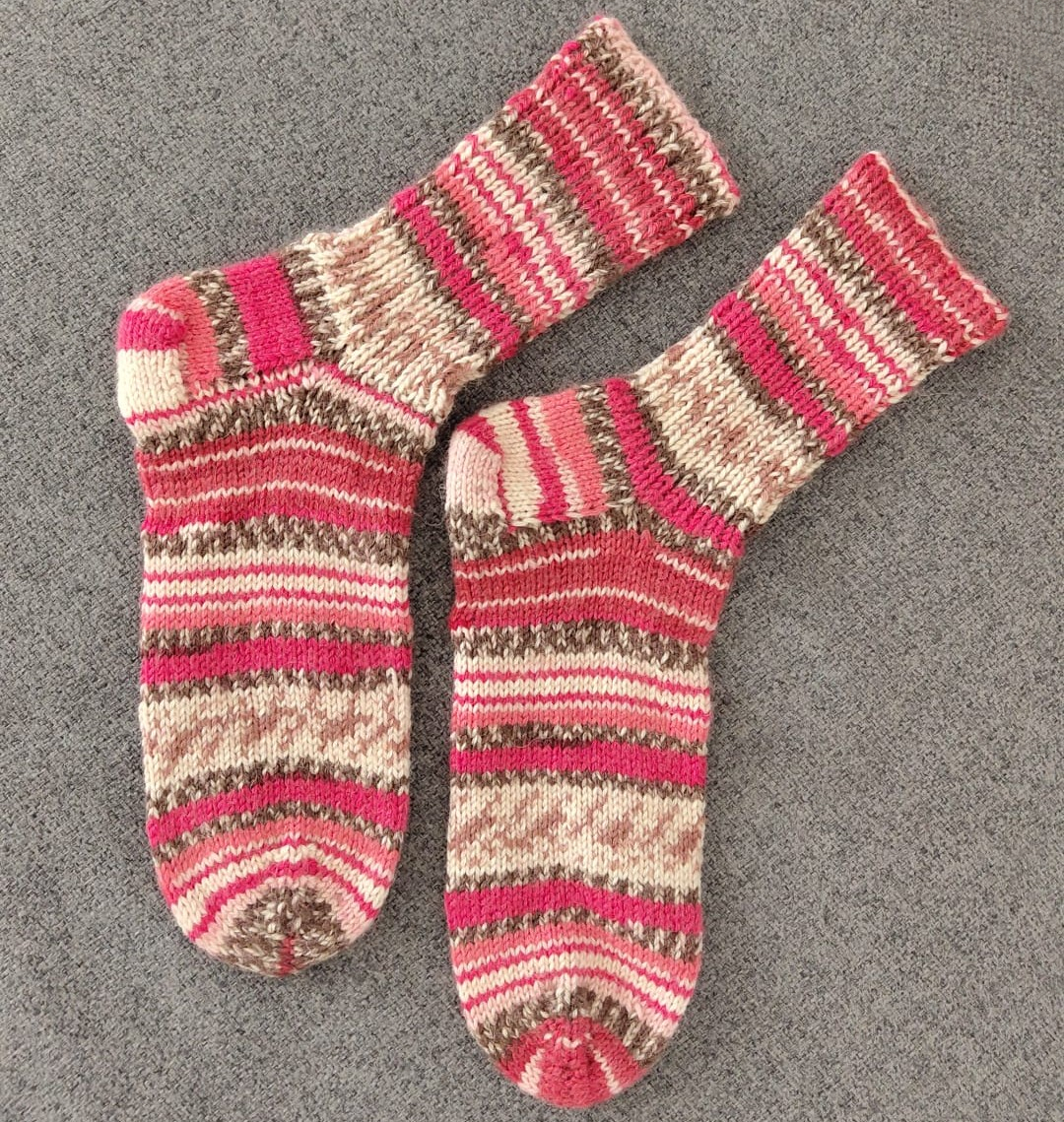 knitted socks